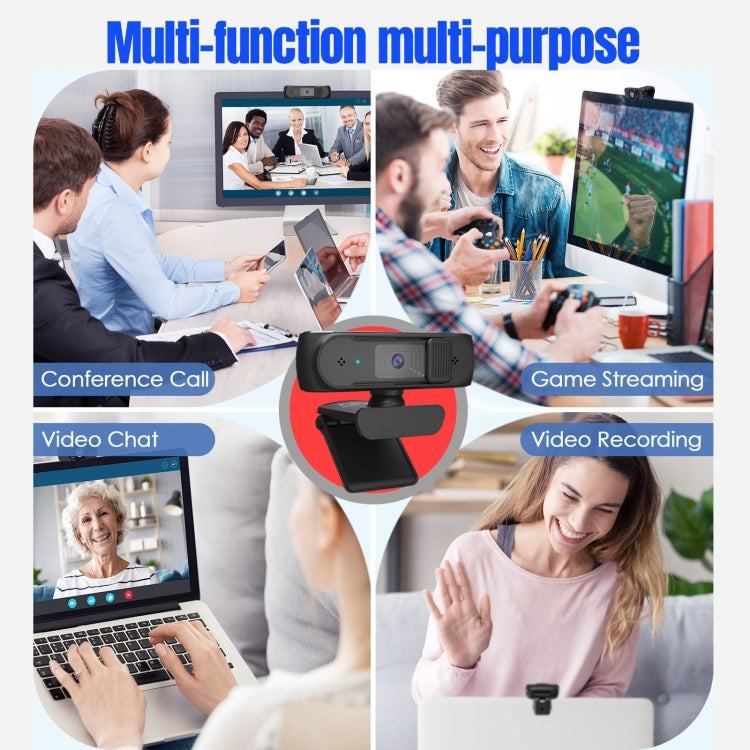 HA501 USB 5M 2.5K Rotate 360 ​​Degrees Auto-focus Camera With Microphone - HD Camera by PMC Jewellery | Online Shopping South Africa | PMC Jewellery | Buy Now Pay Later Mobicred