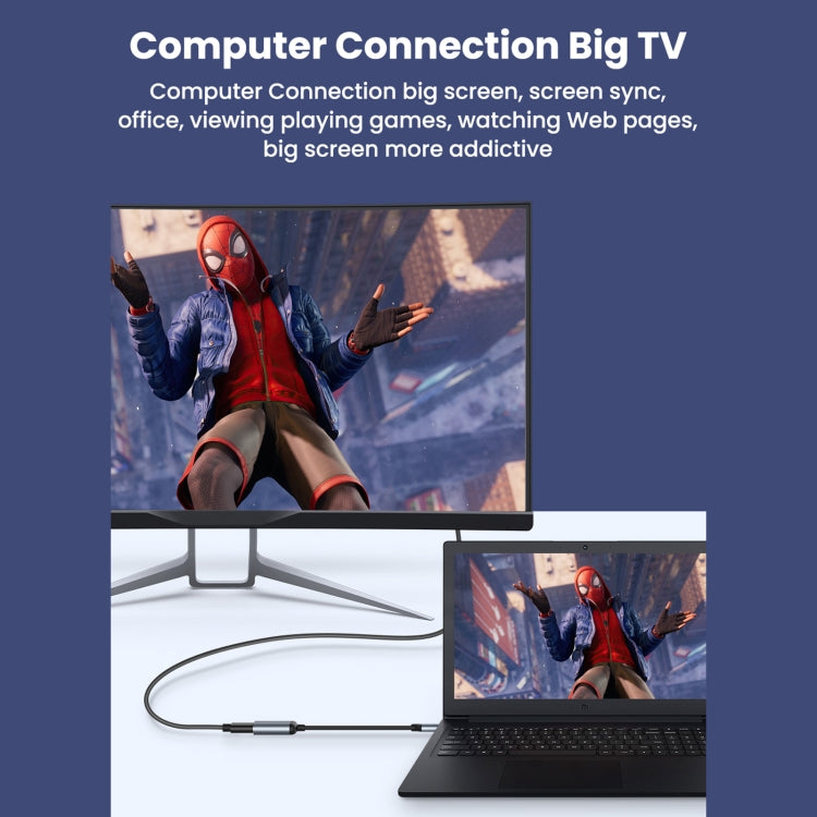 8K 60Hz HDMI Female to USB-C / Type-C Male Adapter Cable - Cable & Adapters by PMC TechLife | Online Shopping South Africa | PMC TechLife