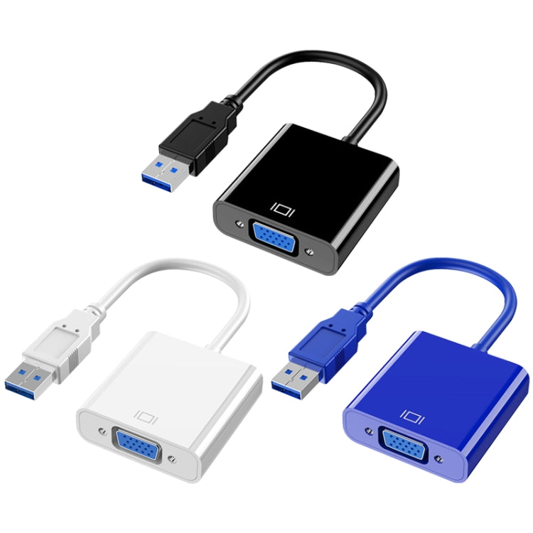 HW-1501 USB to VGA HD Video Converter (Black) - Adapter by PMC Jewellery | Online Shopping South Africa | PMC Jewellery | Buy Now Pay Later Mobicred