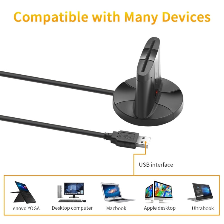 Rocketek SCR02 Desktop USB2.0 SIM / CAC Smart Card Reader (Black) - by ROCKETEK | Online Shopping South Africa | PMC Jewellery | Buy Now Pay Later Mobicred