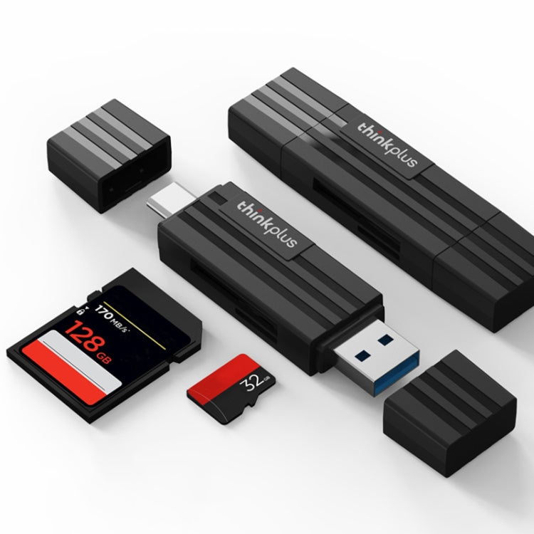 Lenovo ThinkPlus TC101 USB-C / Type-C Multi-functional Card Reader (Black) - by Lenovo | Online Shopping South Africa | PMC Jewellery | Buy Now Pay Later Mobicred