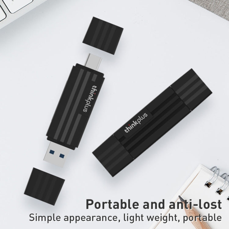 Lenovo ThinkPlus TC101 USB-C / Type-C Multi-functional Card Reader (Black) - by Lenovo | Online Shopping South Africa | PMC Jewellery | Buy Now Pay Later Mobicred