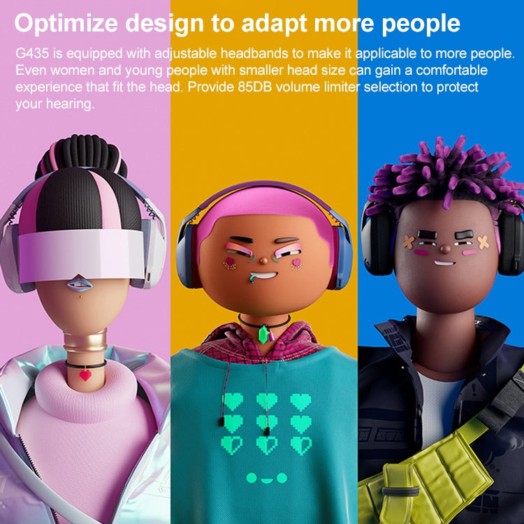 Logitech G435 Wireless Bluetooth Dual Mode Gaming Headset (Black) - free shipping - PMC Jewellery - Order now!