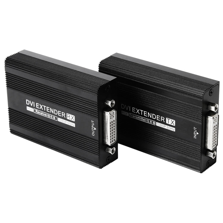Measy DVI1815 DVI Extender Transmitter and Receiver Converter, POE Single Power Supply, Transmission Distance: 150m(EU Plug)