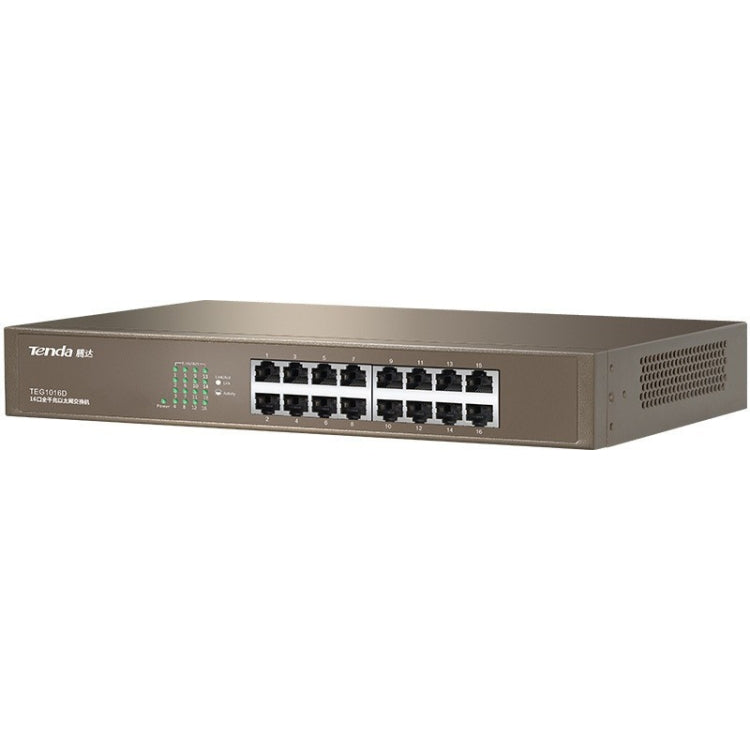Tenda TEG1016D Desktop v6.0 16-Port Gigabit Ethernet Switch 6KV Lightning Protect - free shipping - PMC Jewellery - Order now!