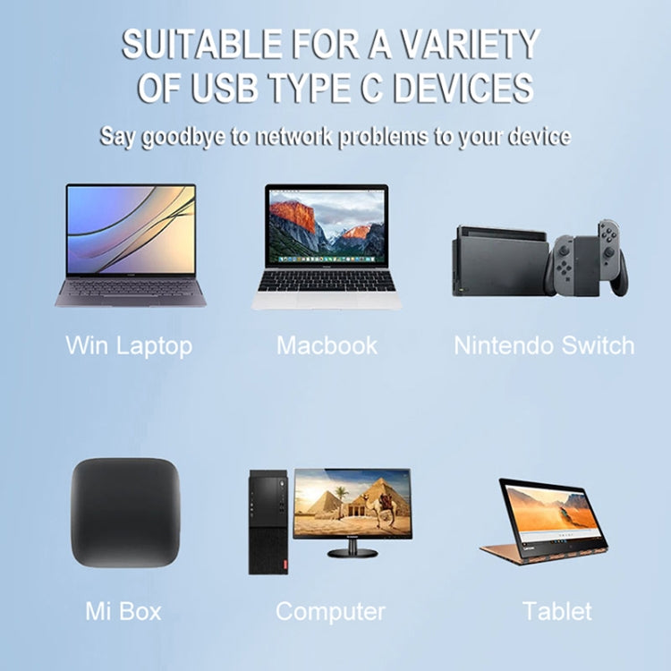 BYL-2302 5 in 1 USB-C / Type-C to USB Multifunctional Docking Station HUB Adapter with 1000M Network Port - USB HUB by PMC Jewellery | Online Shopping South Africa | PMC Jewellery | Buy Now Pay Later Mobicred