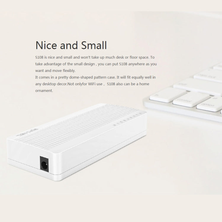 Tenda S108 8 Ports 10 / 100Mbps Fast Ethernet Network Switch LAN HUB
