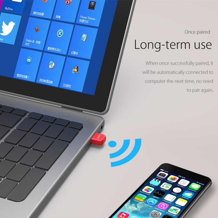 ORICO BTA-403 3Mbps Transfer Speed USB Bluetooth 4.0 Adapter(Black) - Bluetooth Dongle by ORICO | Online Shopping South Africa | PMC Jewellery | Buy Now Pay Later Mobicred