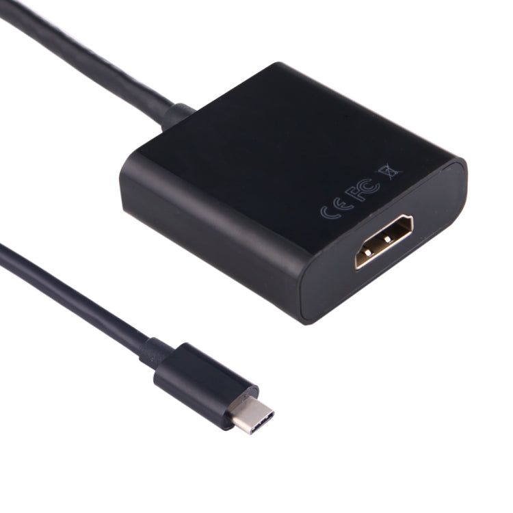 USB-C / Type-C 3.1 Male to HDMI female Adapter Cable, Length: About 10cm, For Galaxy S9 & S9 + & S8 & S8 + & Note 8 / HTC 10 / Huawei Mate 10 & Mate 10 Pro & P20 & P20 Pro / MacBook 12 inch / MacBook Pro
