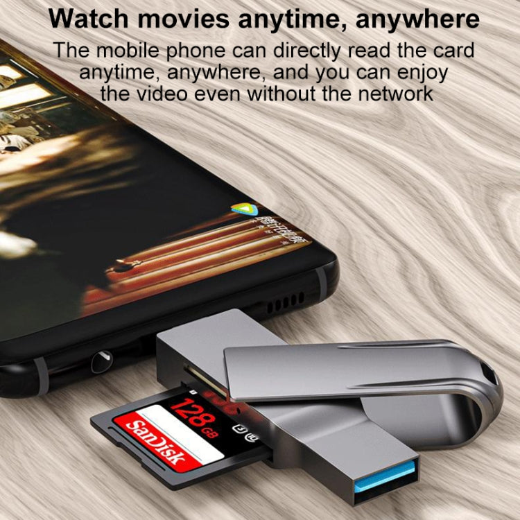 2 In 1 Multifunction USB-C / Type-C to USB 3.0 Card Reader - by PMC Jewellery | Online Shopping South Africa | PMC Jewellery | Buy Now Pay Later Mobicred