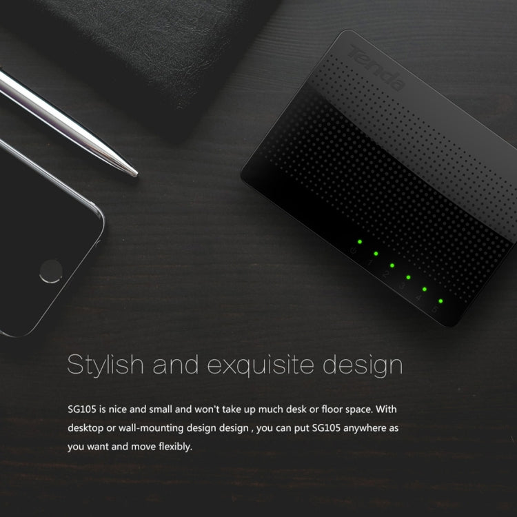 Tenda SG105 Mini 5 Ports 1000Mpbs Fast Gigabit Ethernet Network Switch LAN HUB