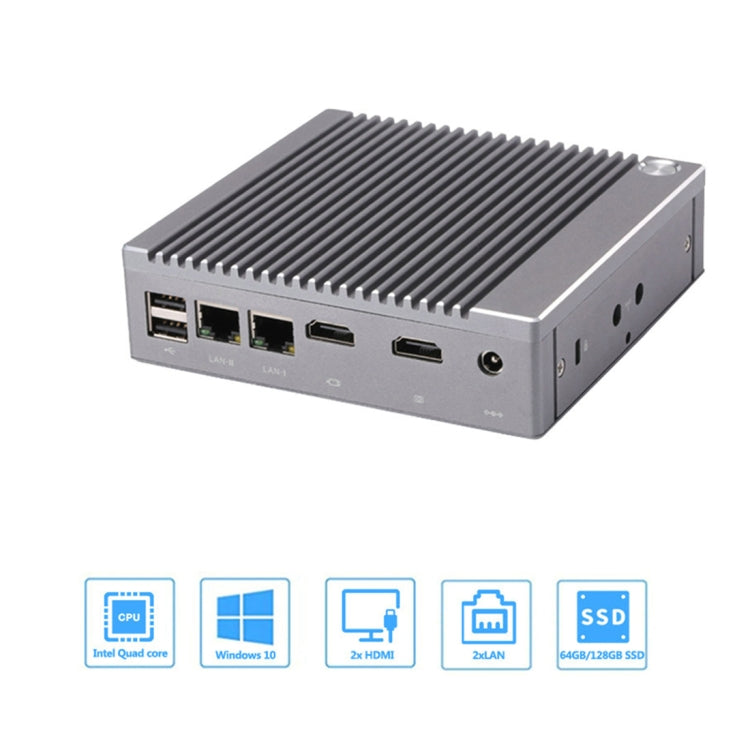 K660S Windows and Linux System Mini PC, Intel Celeron Processor N2840 Quad-Core 1.83- 2.25GHz, 2GB RAM + 32GB SSD - Windows Mini PCs by PMC Jewellery | Online Shopping South Africa | PMC Jewellery | Buy Now Pay Later Mobicred