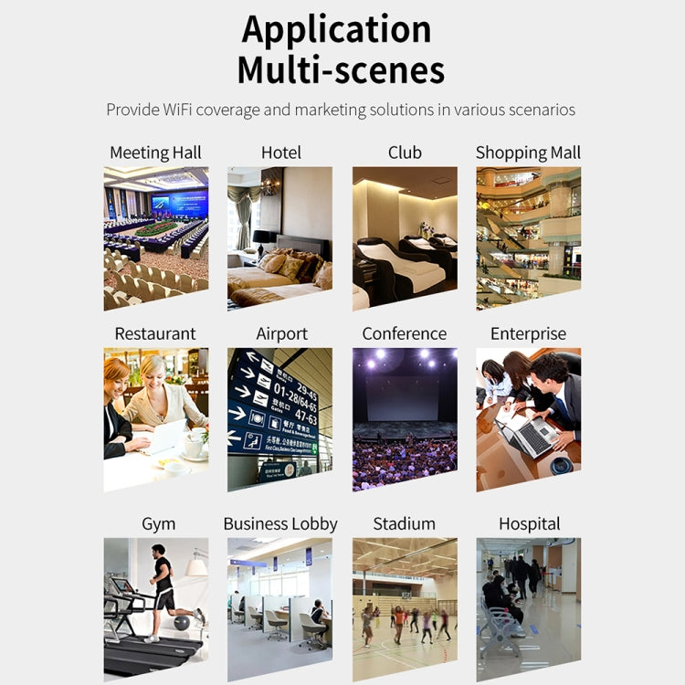 COMFAST CF-E395AX 3000Mbps WiFi6 2.4G & 5.8GHz Dual Band Indoor Wireless Ceiling AP - free shipping - PMC Jewellery - Order now!