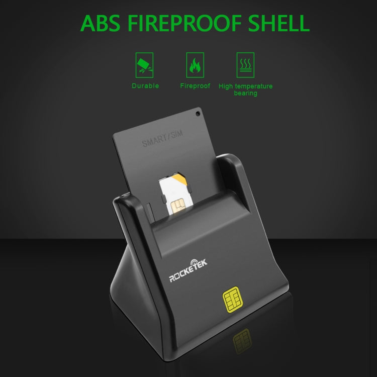 ROCKETEK SCR2 CAC ID SIM Chip Smart Card Reader - by ROCKETEK | Online Shopping South Africa | PMC Jewellery | Buy Now Pay Later Mobicred