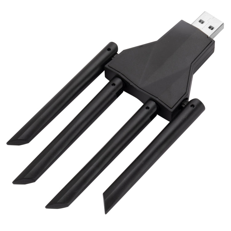 1300Mbps 5G Wireless Network Card Gigabit Dual Band Driver-free USB WiFi Receiver - USB Network Adapter by PMC Jewellery | Online Shopping South Africa | PMC Jewellery | Buy Now Pay Later Mobicred