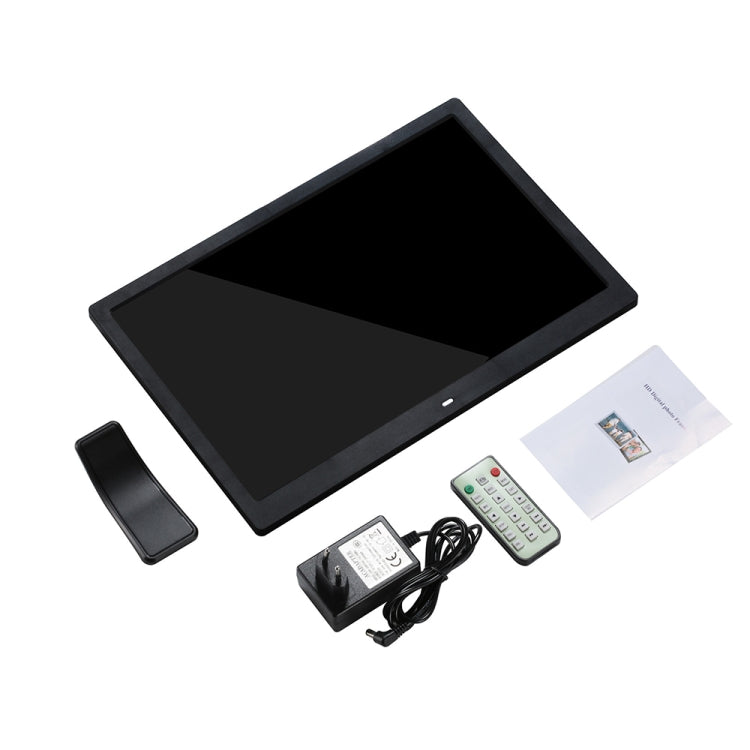 14-inch Digital Photo Frame Electronic Photo Frame Ultra-narrow Side Support 1080P Wall-mounted Advertising Machine(White)