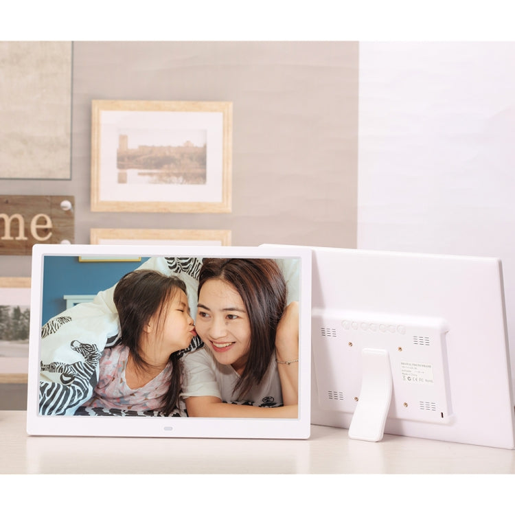 14-inch Digital Photo Frame Electronic Photo Frame Ultra-narrow Side Support 1080P Wall-mounted Advertising Machine(White) - 11-15 inch by PMC TechLife | Online Shopping South Africa | PMC TechLife | Buy Now Pay Later Mobicred