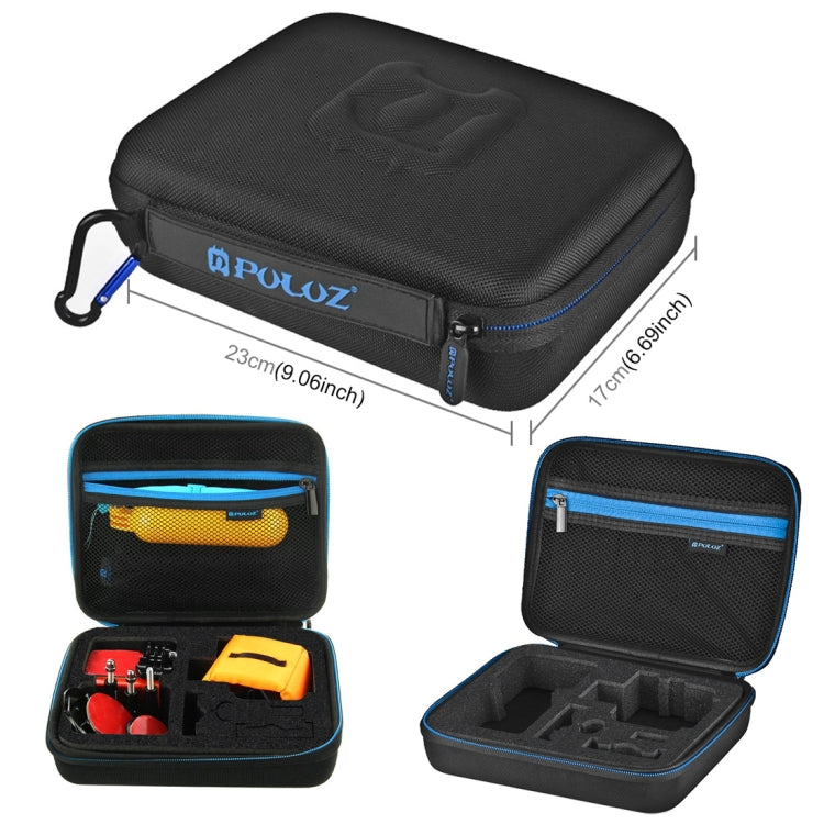 PULUZ 14 in 1 Surfing Accessories Combo Kits with EVA Case (Bobber Hand Grip + Floaty Sponge + Quick Release Buckle + Surf Board Mount + Floating Wrist Strap + Safety Tethers Strap + Storage Bag ) for GoPro, Insta360, DJI and Other Action Cameras - by PULUZ | Online Shopping South Africa | PMC Jewellery | Buy Now Pay Later Mobicred