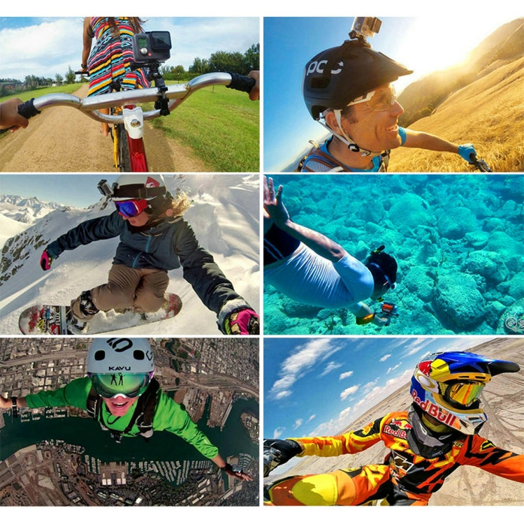 PULUZ 24 in 1 Bike Mount Accessories Combo Kits (Wrist Strap + Helmet Strap + Extension Arm + Quick Release Buckles + Surface Mounts + Adhesive Stickers + Tripod Adapter + Storage Bag + Handlebar Moun ... for GoPro, Insta360, DJI and Other Action Cameras - by PULUZ | Online Shopping South Africa | PMC Jewellery | Buy Now Pay Later Mobicred