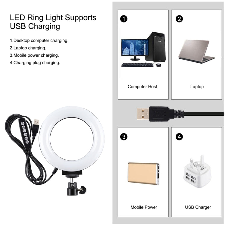 PULUZ 4.7 inch 12cm Curved Surface Ring Light + Round Base Desktop Mount USB 10 Modes 8 Colors RGBW Dimmable LED Ring Selfie Beauty Vlogging Photography Video Lights with Cold Shoe Tripod Ball Head(Black)