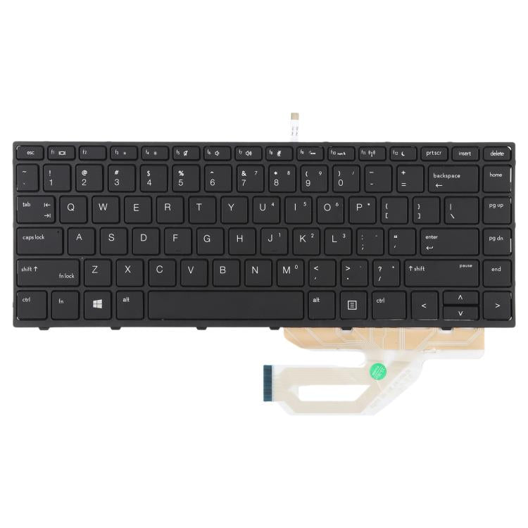 For HP Probook 430 G5 440 G5 445 G5 640 G4 640 G5 L01071-001 L00735-001 US Version Keyboard with Backlight (Black)