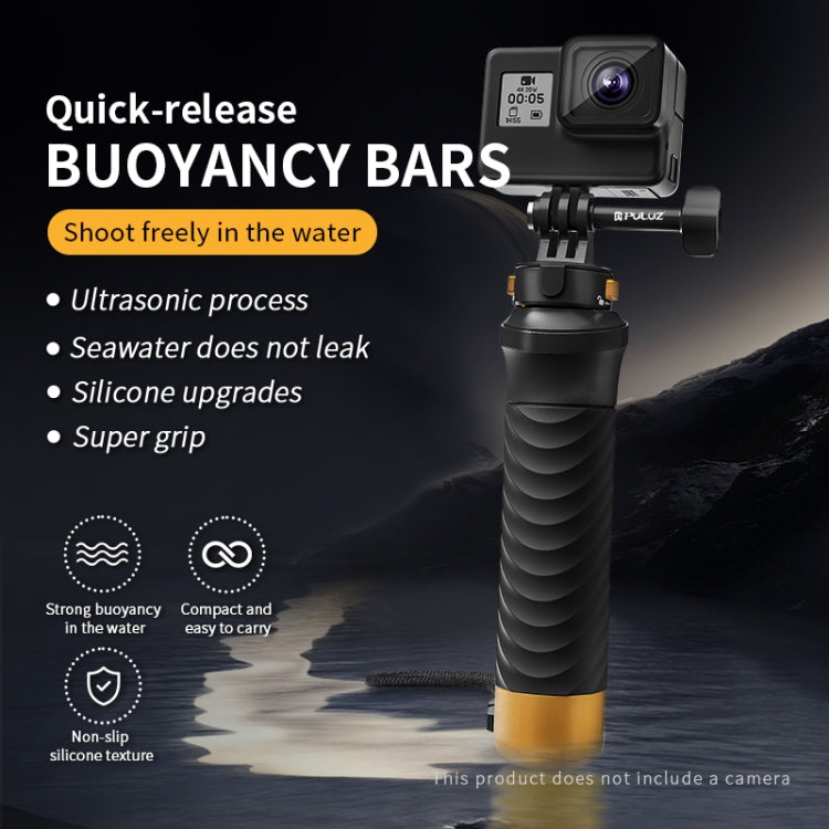 PULUZ Quick Release Floating Handle Hand Grip (Black) - free shipping - PMC Jewellery - Order now!