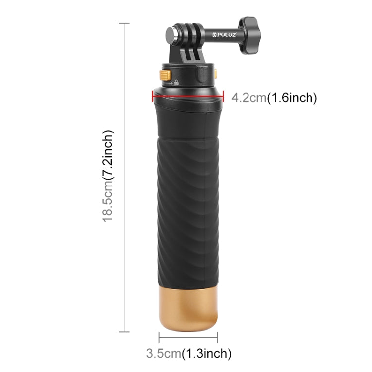PULUZ Quick Release Floating Handle Hand Grip (Black) - free shipping - PMC Jewellery - Order now!