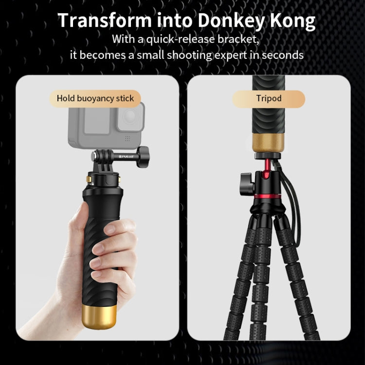 PULUZ Quick Release Floating Handle Hand Grip (Black) - free shipping - PMC Jewellery - Order now!