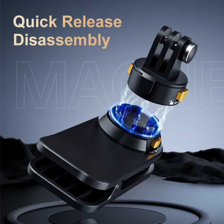 PULUZ Magnetic Quick Release Backpack Strap Clip (Black) - free shipping - PMC Jewellery - Order now!
