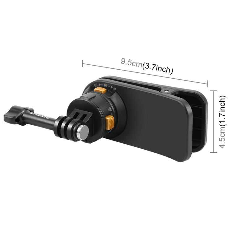 PULUZ Magnetic Quick Release Backpack Strap Clip (Black) - free shipping - PMC Jewellery - Order now!