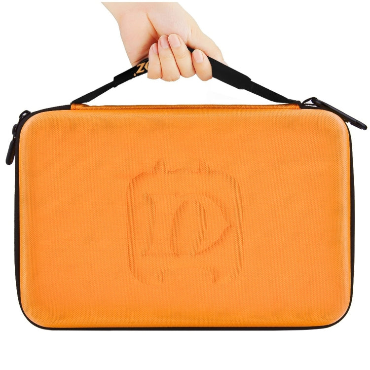 PULUZ Water-resistant Carrying and Travel Case for for GoPro, Insta360, DJI and Other Action Cameras Accessories, Large Size: 32cm x 22cm x 7cm(Orange)
