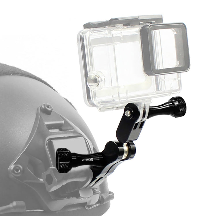 PULUZ CNC Aluminum Ball Joint Mount with 2 Long Screws for GoPro, Insta360, DJI and Other Action Cameras(Black) - free shipping - PMC TechLife - Order now!