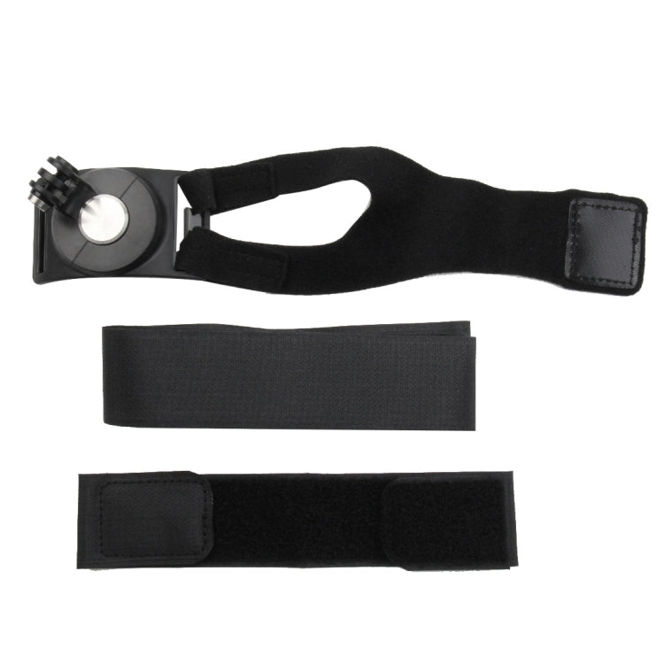 PULUZ 3 in 1 Hand Wrist Arm Leg Straps 360-degree Rotation Mount for GoPro, Insta360, DJI and Other Action Cameras(Black)