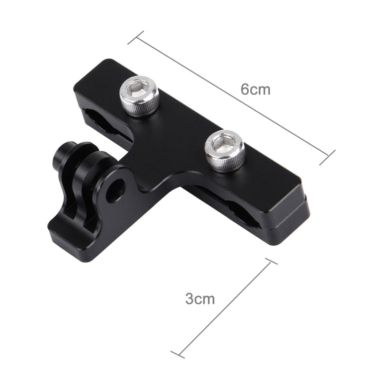 PULUZ Aluminium Alloy Bike Seat Cushion Mount for GoPro Hero12 Black / Hero11 /10 /9 /8 /7 /6 /5, Insta360 Ace / Ace Pro, DJI Osmo Action 4 and Other Action Cameras(Black)