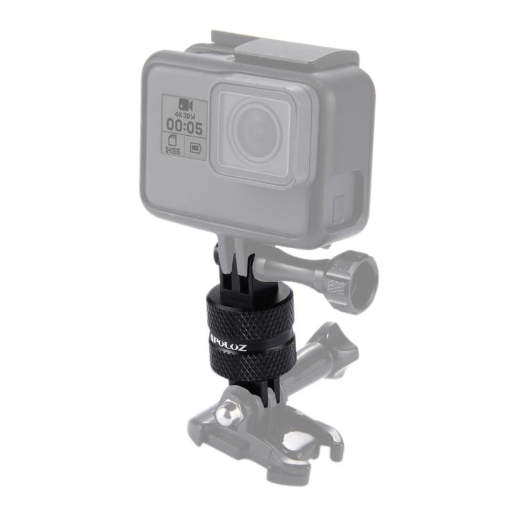 PULUZ 360 Degree Rotation CNC Swivel Pivot Extension Arm Tripod Mount for GoPro, Insta360, DJI and Other Action Cameras