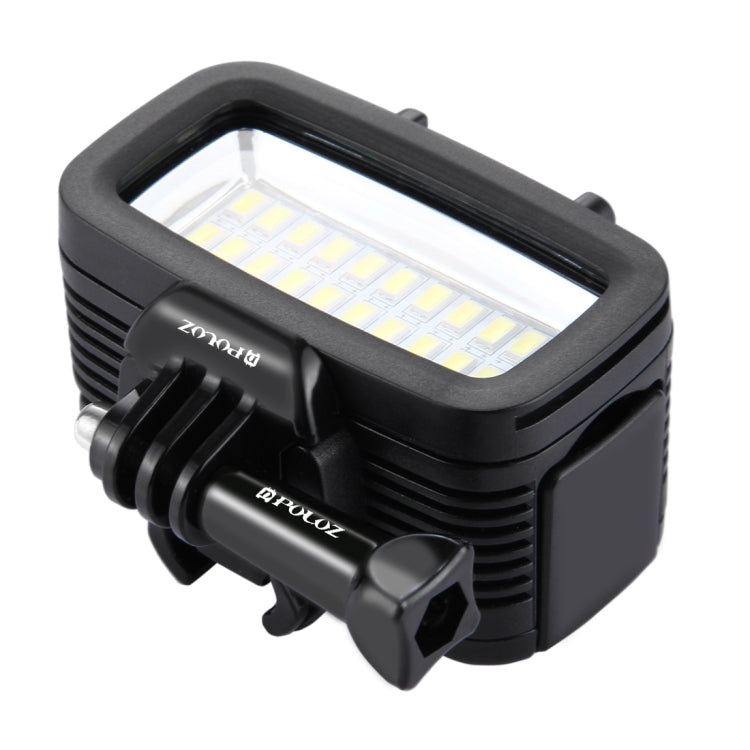 PULUZ 20 LEDs 40m Waterproof IPX8 Studio Light Video & Photo Light with Hot Shoe Base Adapter & Quick Release Buckle & Long Screw & 2 x Filter Plates for GoPro HERO10 Black / HERO9 Black / HERO8 Black ... n /4 /3+ /3 /2 /1, Xiaoyi and Other Action Cameras - free shipping - PMC Jewellery - Order now!