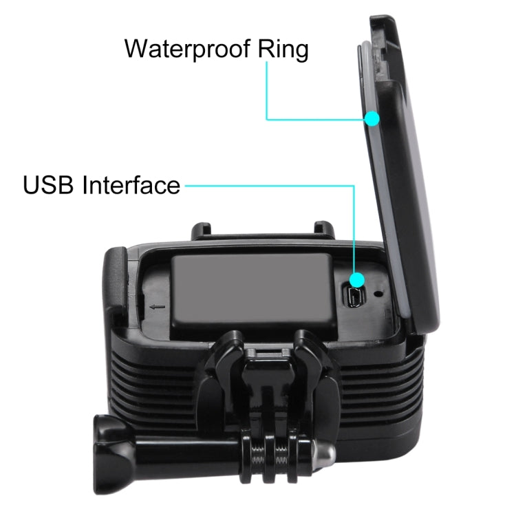 PULUZ 20 LEDs 40m Waterproof IPX8 Studio Light Video & Photo Light with Hot Shoe Base Adapter & Quick Release Buckle & Long Screw & 2 x Filter Plates for GoPro HERO10 Black / HERO9 Black / HERO8 Black ... n /4 /3+ /3 /2 /1, Xiaoyi and Other Action Cameras - free shipping - PMC Jewellery - Order now!