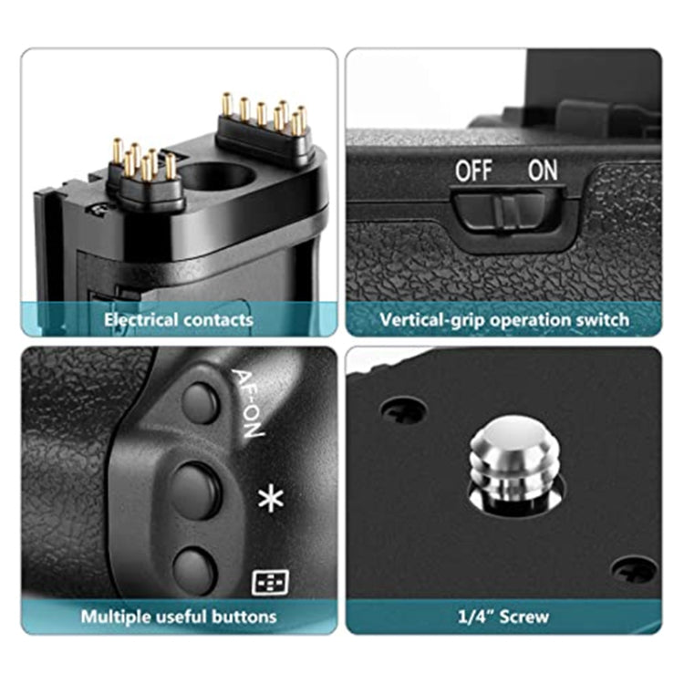 PULUZ Vertical Camera Battery Grip for Canon EOS 6D Mark II - Battery Grip by PULUZ | Online Shopping South Africa | PMC Jewellery | Buy Now Pay Later Mobicred