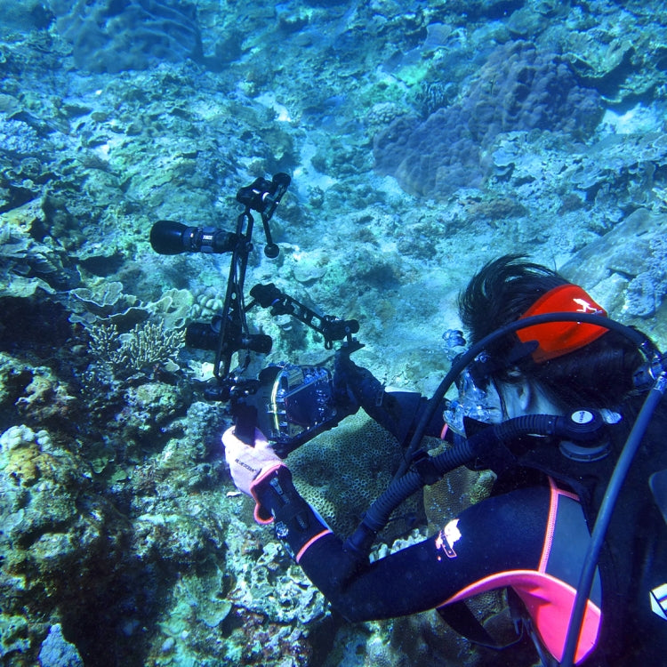 PULUZ 8 inch 20.3cm Aluminum Alloy Ball Arm for Underwater Torch / Video Light, Ball Diameter: 2.5cm - free shipping - PMC TechLife - Order now!