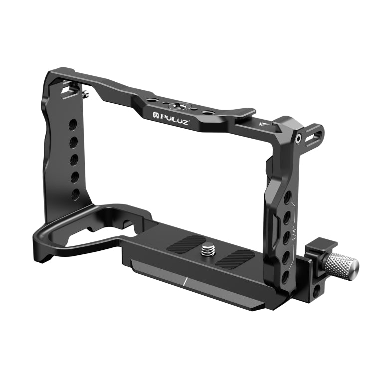 For Sony A6700 PULUZ Metal Camera Cage Stabilizer Rig (Black)