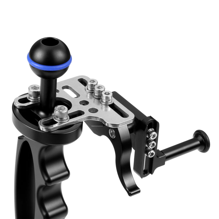 PULUZ Shutter Release Trigger Extension Adapter Lever Mount for Underwater Arm System(Black) - free shipping - PMC Jewellery - Order now!