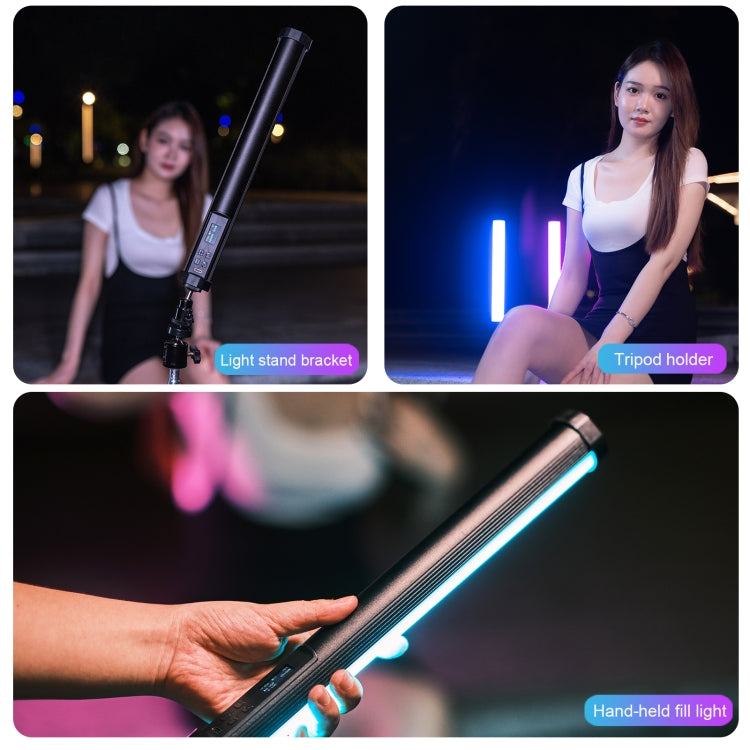 PULUZ 135 LEDs Photo Handheld Stick Light Full Color RGB Fill Light - free shipping - PMC Jewellery - Order now!