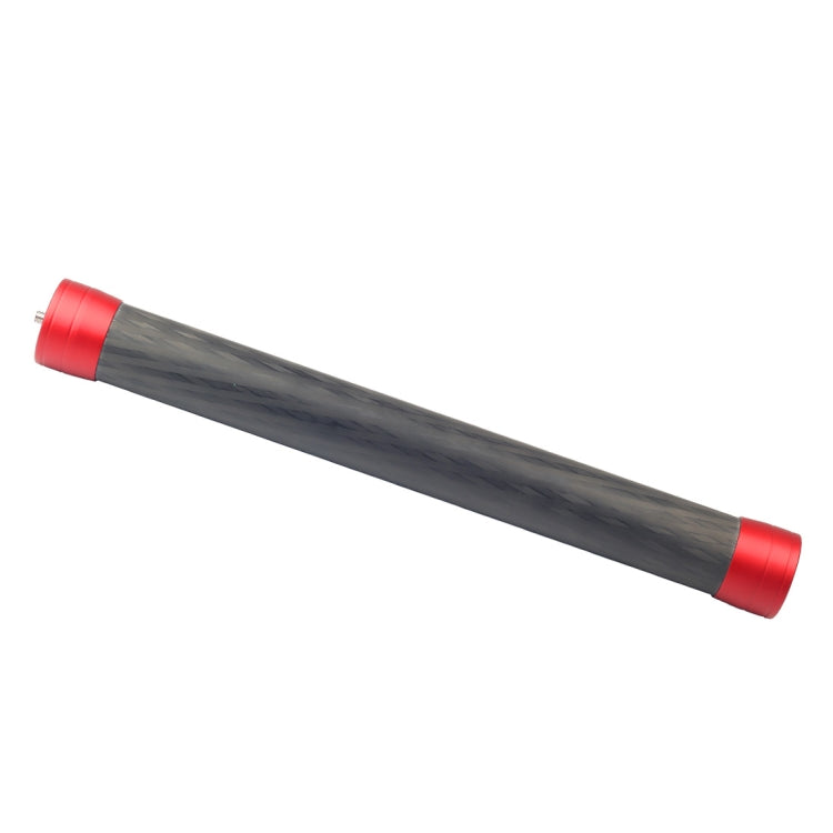 PULUZ Carbon Fiber Extension Monopod Pole Rod Extendable Stick for DJI / MOZA / Feiyu V2 / Zhiyun G5 / SPG Gimbal, Length: 35cm(Red) - free shipping - PMC Jewellery - Order now!
