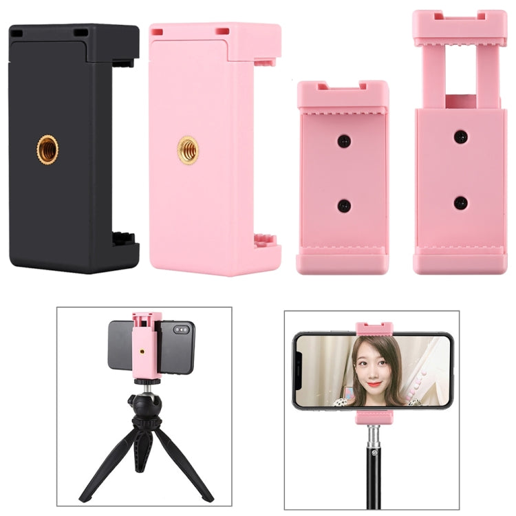 PULUZ Selfie Sticks Tripod Mount Phone Clamp with 1/4 inch Screw Holes & Cold Shoe Base(Black) - free shipping - PMC TechLife - Order now!