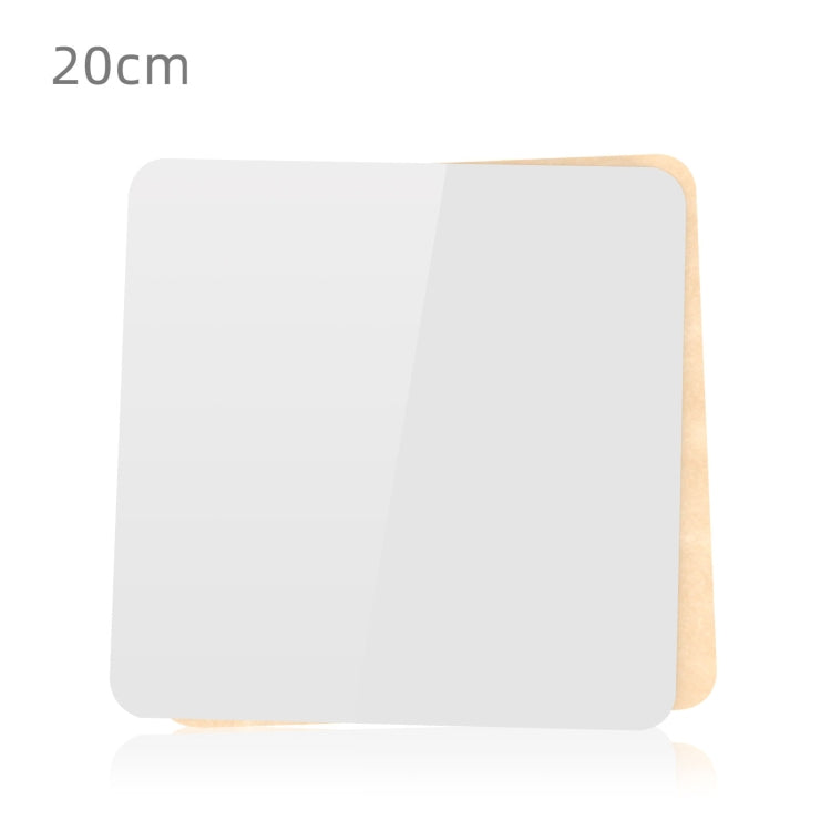 PULUZ 20cm Photography Acrylic Reflective Display Table Background Board(White) - free shipping - PMC Jewellery - Order now!