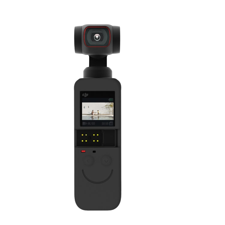 PULUZ 2 in 1 Silicone Cover Case Set for DJI OSMO Pocket 2 (Black)