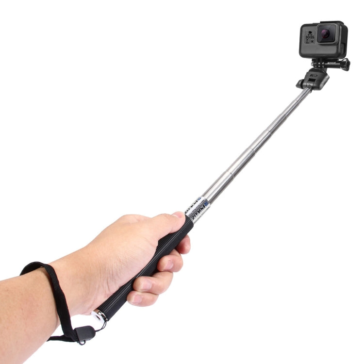 PULUZ Extendable Handheld Selfie Monopod for GoPro, Insta360, DJI and Other Action Cameras, Length: 22.5-80cm - Extendable Pole by PULUZ | Online Shopping South Africa | PMC Jewellery | Buy Now Pay Later Mobicred