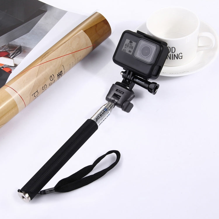 PULUZ Extendable Handheld Selfie Monopod for GoPro, Insta360, DJI and Other Action Cameras, Length: 22.5-80cm - Extendable Pole by PULUZ | Online Shopping South Africa | PMC Jewellery | Buy Now Pay Later Mobicred