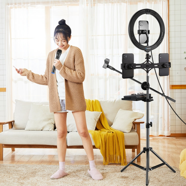 PULUZ Standard Version Live Tripod Sound Card Tray, Size: 16.5 x 22cm (Black) - free shipping - PMC TechLife - Order now!