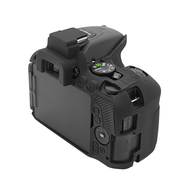 PULUZ Soft Silicone Protective Case for Nikon D5500 / D5600(Black)